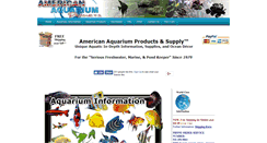 Desktop Screenshot of americanaquariumproducts.com